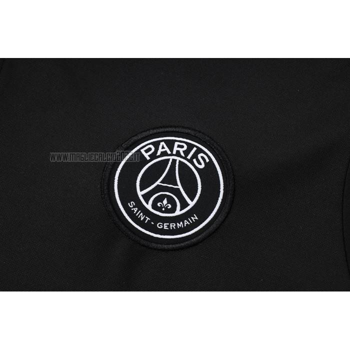 Tuta da Track de Felpa del Paris Saint-Germain Bambino 2023-2024 Nero
